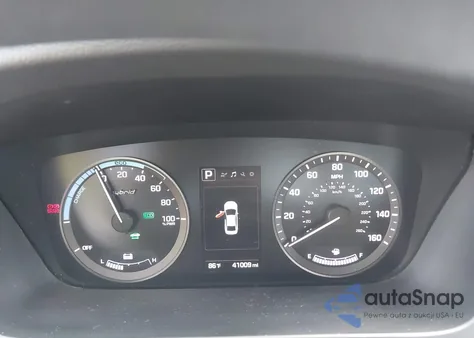 2017 Hyundai Sonata Hybrid Se z USA, uszkodzony, nr VIN KMHE24L35HA066607